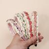 Korean Style Girl Hair Hoops Bezel Design Lace Headband  Ladies Boutique Hair Accessories