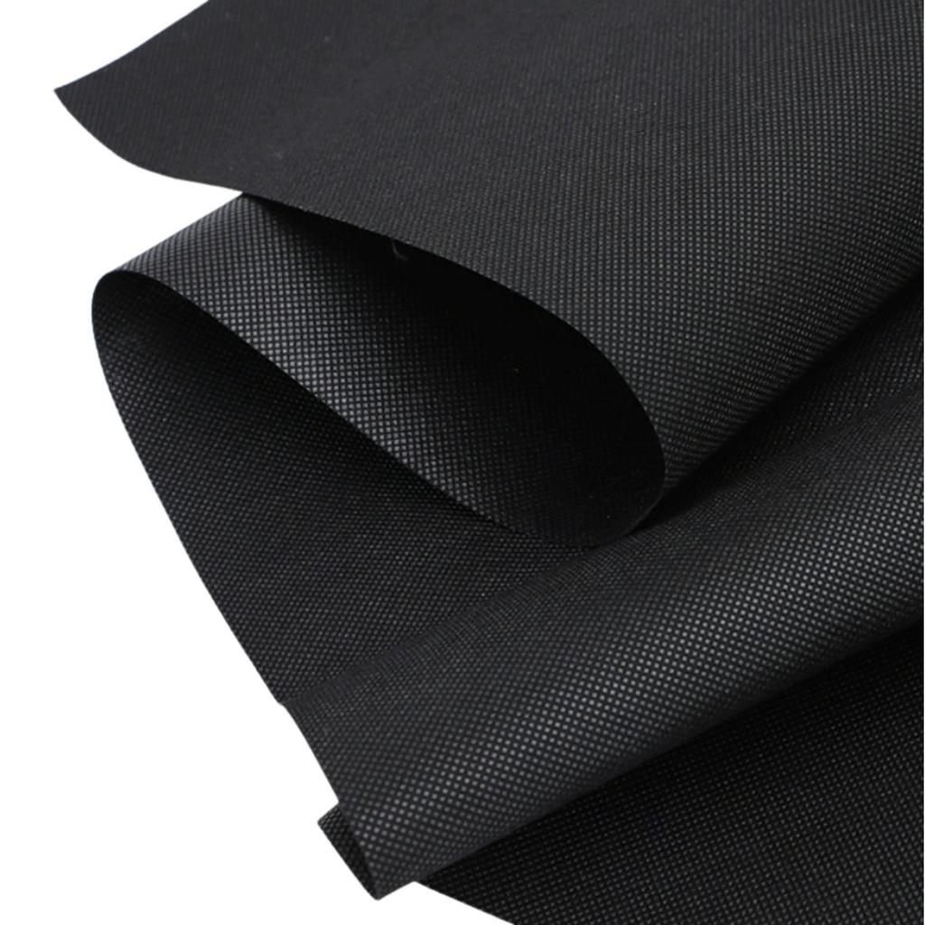Nonwoven for Chair and Sofa DIY Long x bath&bath Fabric, Large, Upholstery, (2m 1.6m Wide, 0.4mm Thick, Black)