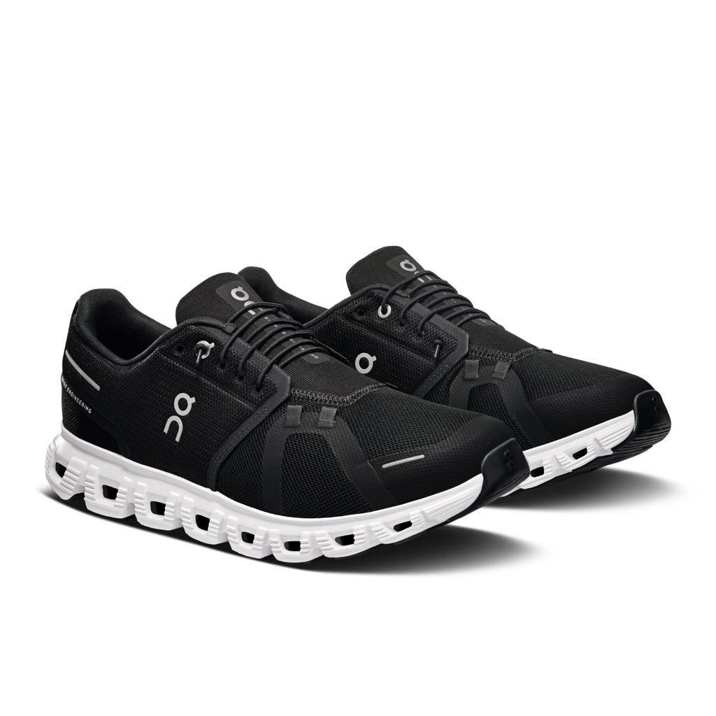 On Cloud 6 Size Men's Sneakers, 27.5cm (Cloud 6, Black/White, All-Day, Lightweight, Cushioned)
