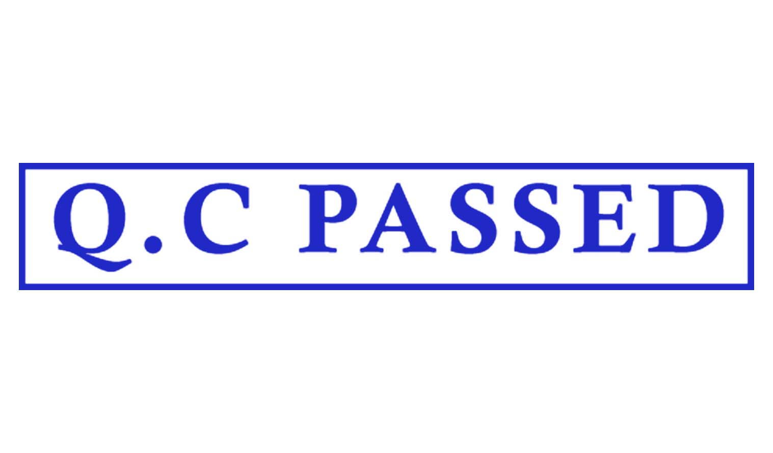 

Printtoo Q.C Passed Self Inking Rubber Stamp Pre-Inked Office Stamp- Home Office Business Stationery, Black- 42 x 9 синій