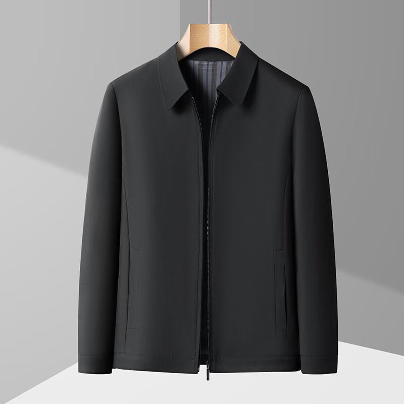 

Firstview Men s Casual Zip-Up Lapel Jacket M