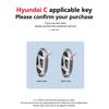 5 7 Buttons Zinc Alloy + Silicone Car Key Case Cover For Hyundai Kona Ev Grandeur GN7 IONIQ 6 2025 2025 Remote Key Protect Shell