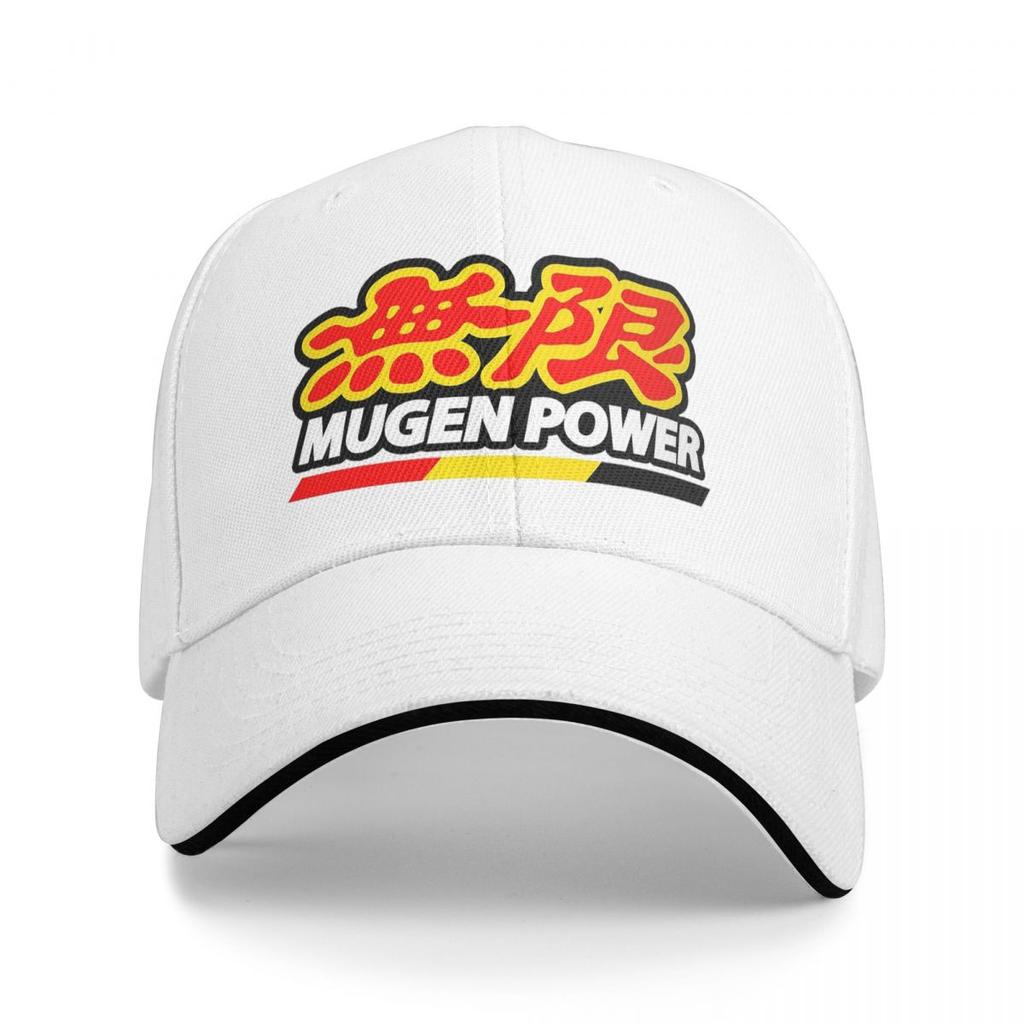 Unisex Baseball Hats Mugen Power Racing Logo Outdoor Streetwear Summer Sports Baseball Caps Hip Hop Cap Casquette Hats