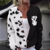 3D Digital Print Women's Cardigan Jacket - Autumn/Winter European & American Style Polyester