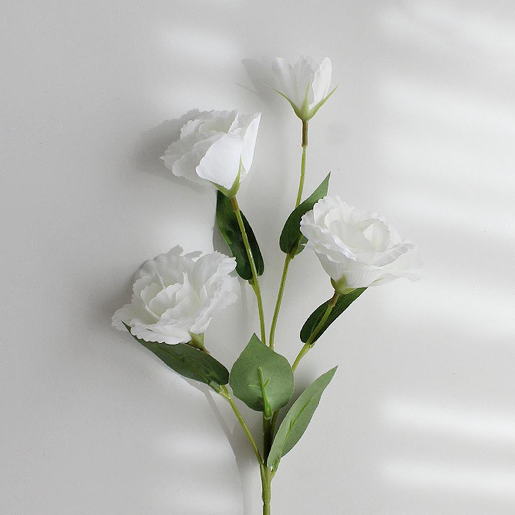 Faux Eustoma Floral Bridal Party Supplies Everlasting Silk Stems Reception Decor Silk Wedding Artificial Lisianthus