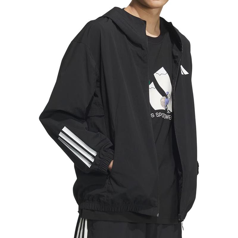 Adidas Casual Jacket Men's Black KC3926
