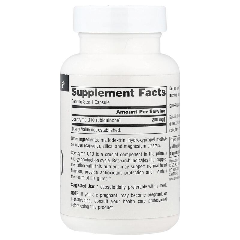 Coenzyme Q10, 200 mg, 60 Capsules