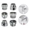 Water Faucet Coupler 1/2 To M16 M18 M20 M22 M24 M28 Thread Connector Conversion Repair Tap Adapter For Bubbler Kitchen Bathroom