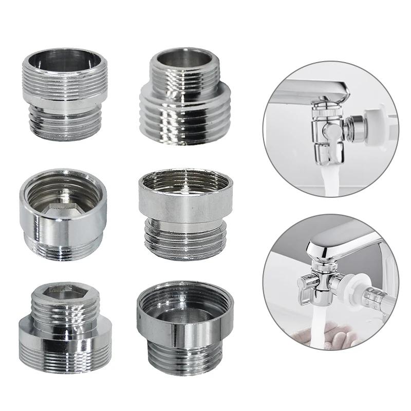 Water Faucet Coupler 1/2 To M16 M18 M20 M22 M24 M28 Thread Connector Conversion Repair Tap Adapter For Bubbler Kitchen Bathroom