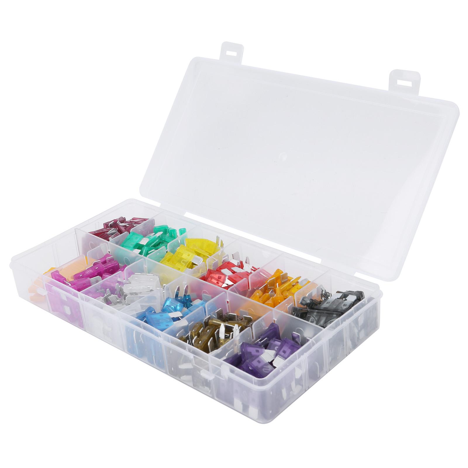 

Набор лезвийных предохранителей 330 шт. Маленький Средний Мини размер 2АНабор 40А с желтыми зажимами для автомобиля