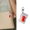 Adorable Citrus Fruit Key Ring Orange Keychain Alloy Materials Lovely Jewelry Perfect For Keys Or Phone Accessories