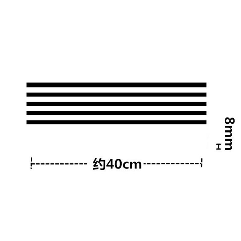 

For VW Volkswagen Jetta MK5 Golf Auto Front Grille Anti-scratch Vinyl Stickers Decals Accessories For Volkswagen GTI R-Line R Po чорний