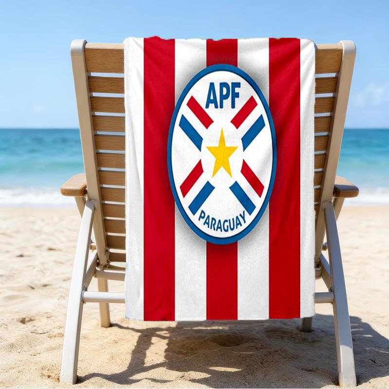 Paraguay's National Emblem Microfiber Beach Towel, Lightweight And Quick-Dry, for Summer Travel, Beach Essential, Swimming Pool Outdoor