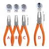 Efficient 6Inch Carbon Steel Diagonal Pliers with Precise Cutting Edges End Cutting Plierfor Various Cables and Wire