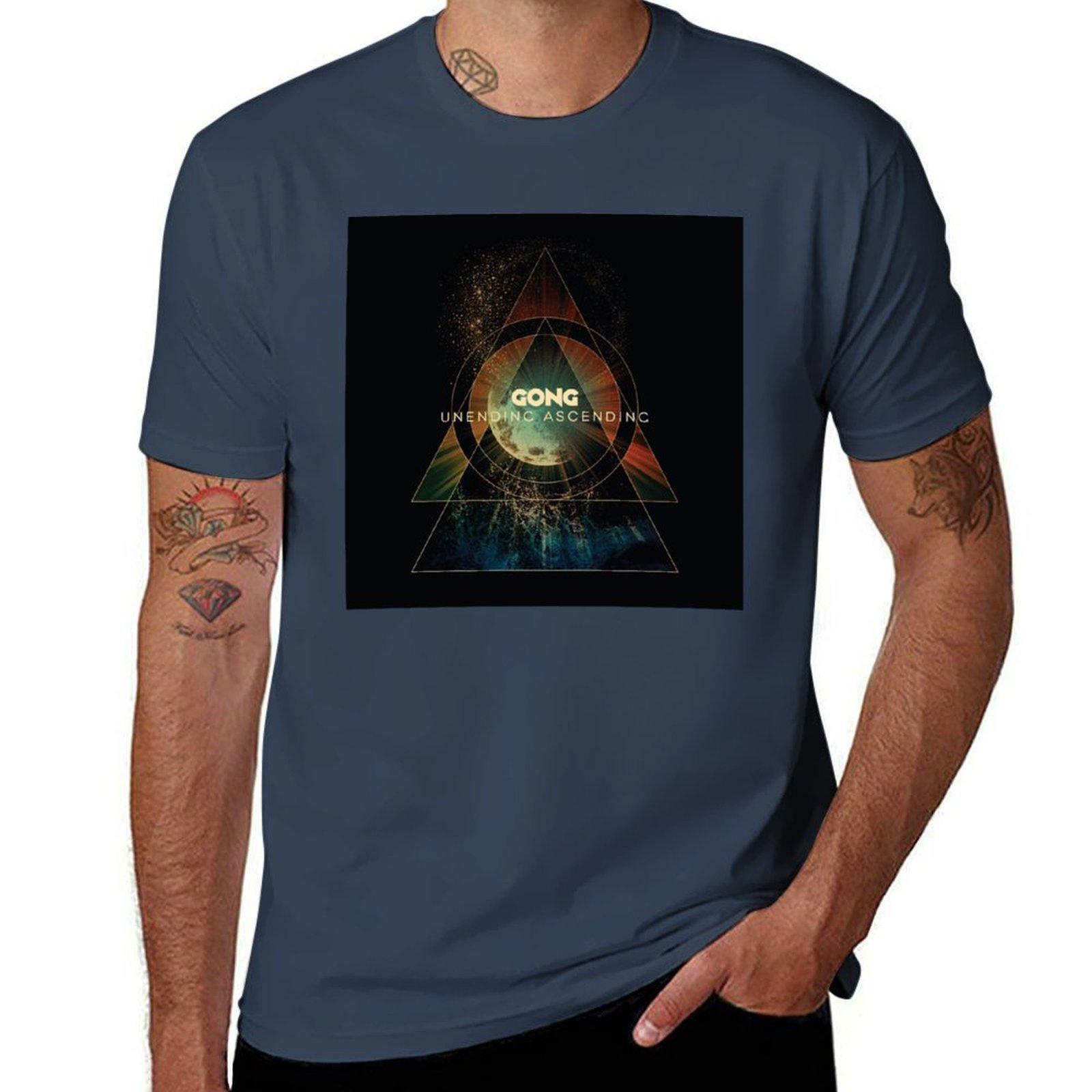 Gong Unending Ascending Album 2023 Tshirt Casual Everyday Short Sleeve Tshirt S