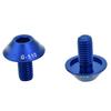   G-510 2Pcs M5 * 12mm Bike   Water Bottle Cage Holder Bracket Screw  s(Red)