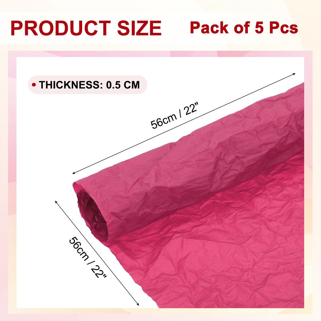 5pcs Flower Wrapping Paper Waterproof Bouquet Wrapping Paper Gift Wrapping Paper Birthday Wedding Ceremonies Paper Sheet