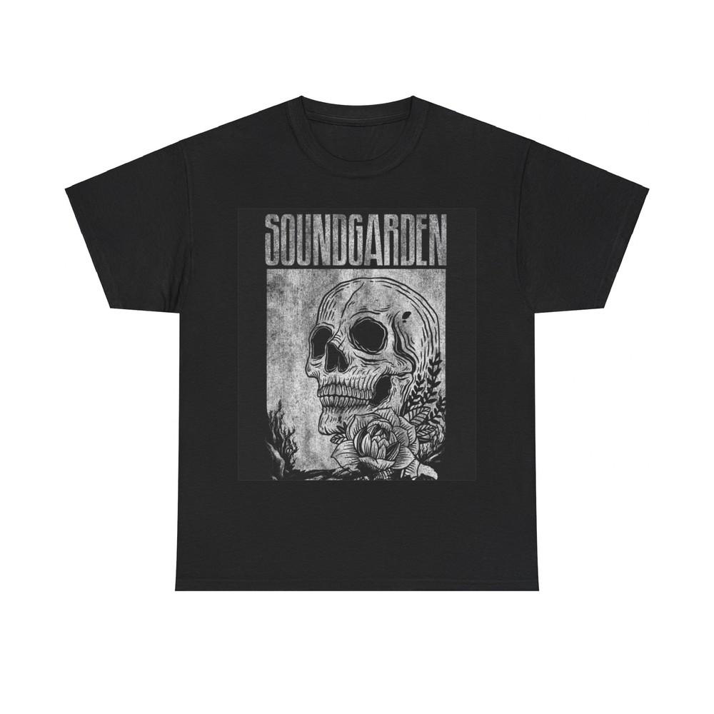 Soundgarden T-Shirt Vintage Grafik Metal Rock Retro Unisex Schweres Baumwoll-Tee