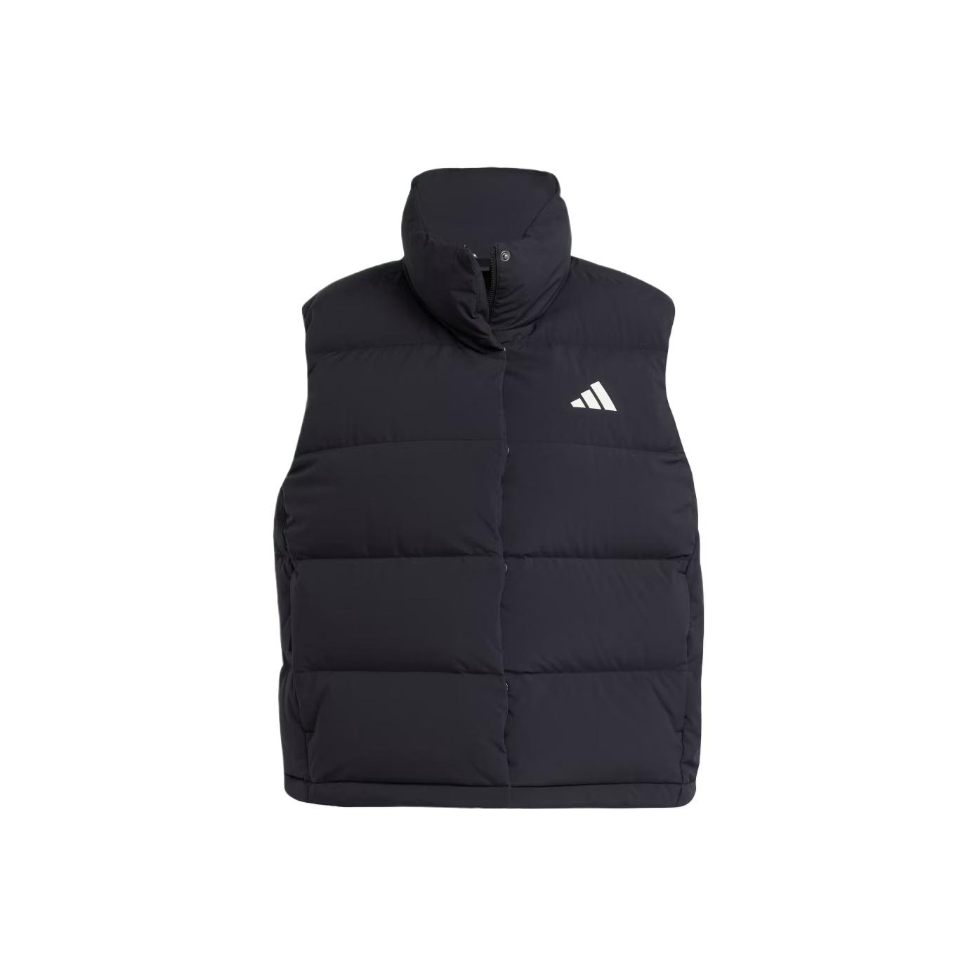 Adidas Helionic ClimaWarm Insulated High Neck Solid Color Waterproof Down Vest Women vests JN2090 M