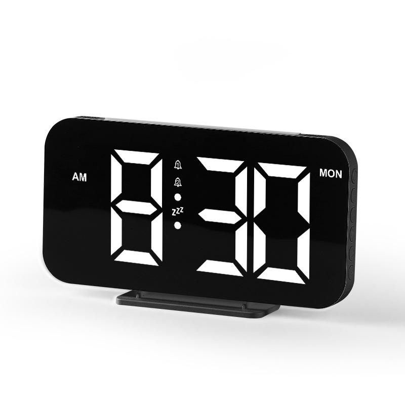 RGB Ambient Light Multi-Function Alarm Clock with Colorful Display, Model 9010