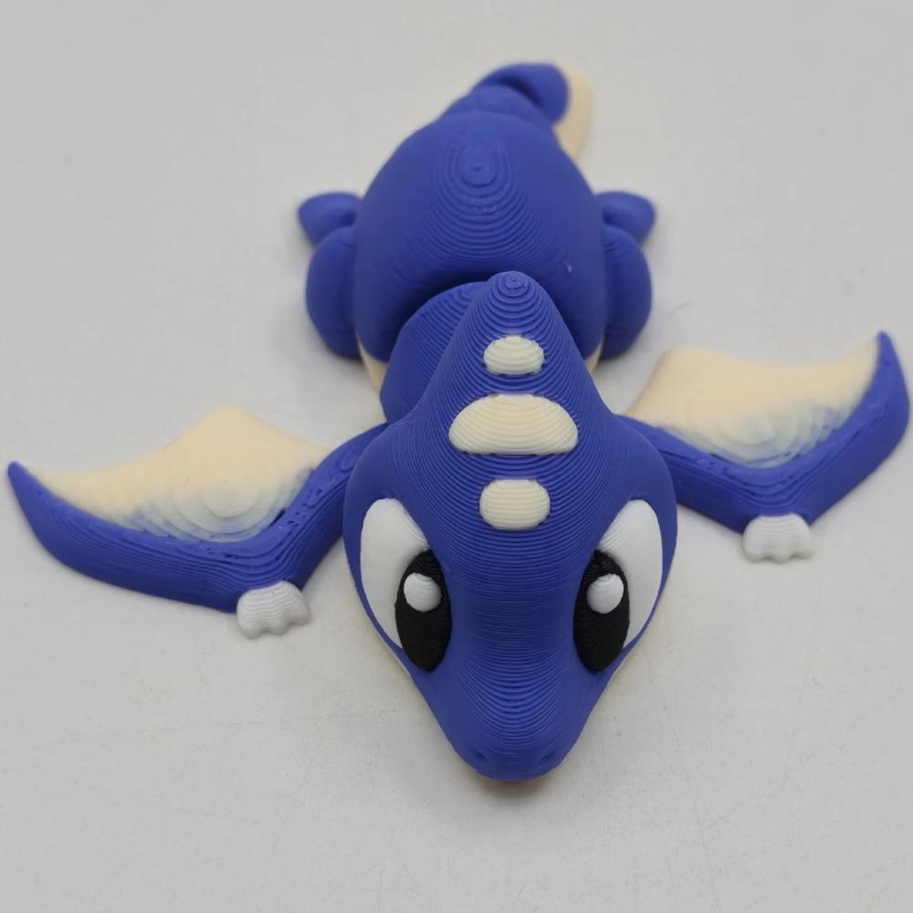 

Милая фигурка детеныша динозавра в скорлупе, напечатанная на 3D-принтере, игрушка-животное, украшение для дома, подвижные суставы, реалистичные глаза, декор для рабочего стола, подарки для детей