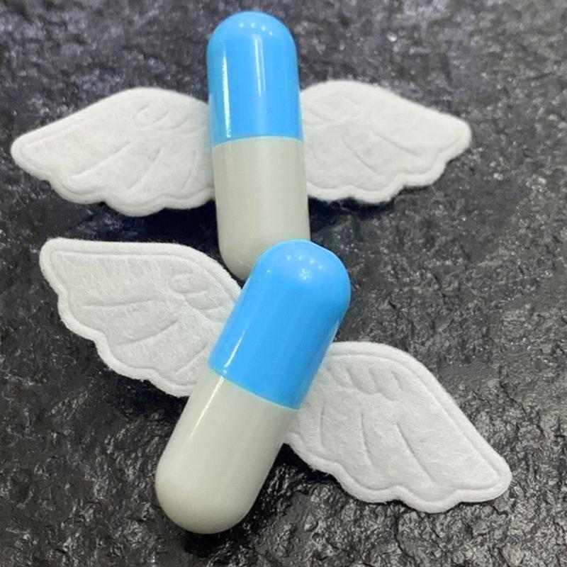 2pcs Lovely Pill Star Wings Hair Clip Hairpins Fashion Hair Barrettes Sweet Headpiece Hair Accessories for Women Girls