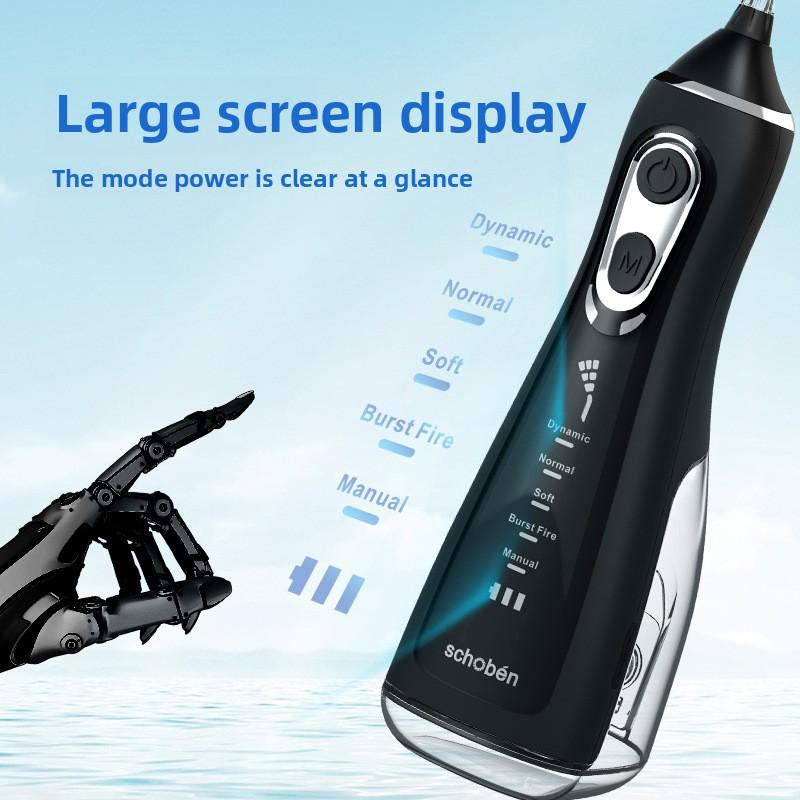 Vollbild-Hochfrequenz-Puls-Mundpflegegerät 5-stufig Orthodontisch Handlich Mundreiniger Haushalt Mundreinigung Wasser Zahnseide