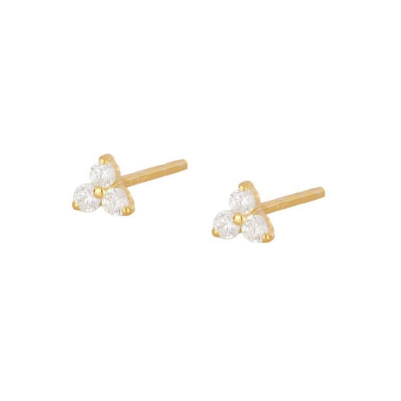 Neue Klassische Edelstahl Zirkon Quadratische Kette Creolen Damen Klein Anhänger Knorpel Helix Tragus Piercing Schmuck