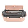 Lunch Box 1000ml Two Compartments Safe Durable Good Sealing Performance Portable Bento Box