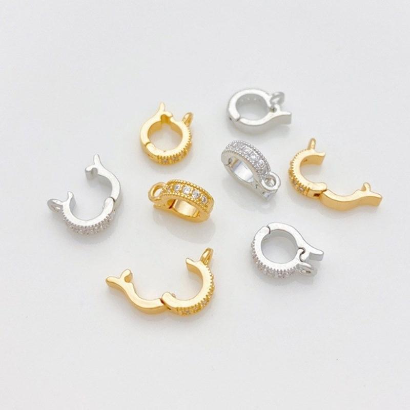 Fashionable Lobster Claw Clasps Jewelry Fasteners Charm Pendants Clasps Connector for Jewelry Making Supplies