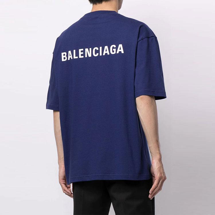 Balenciaga Logo Medium Fit T Shirt 612966TIVG53967