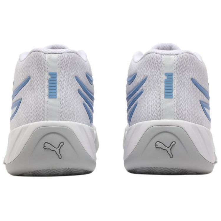 Puma Court Pro Fabric Cushioning Slip Resistant Cushioning Slip Resistant Mid Top Basketball Shoes Unisex White 310829-09