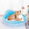 Hundebett Stilvolles Spitzen-Prinzessinnen-Nest für Welpen Kätzchen Band Schleife