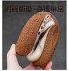 New Round Toe V Cut Ballet Flats Woman Perforated Moccasins Women's Handmade Genuine Leather Loafers Ladies Soft Driving Shoes