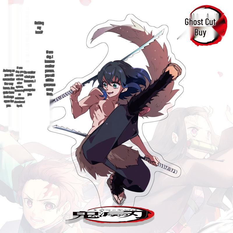 Demon Slayer 40-1 Duży Akrylowy Standee: Kolekcjonerska figurka Tanjiro i Nezuko