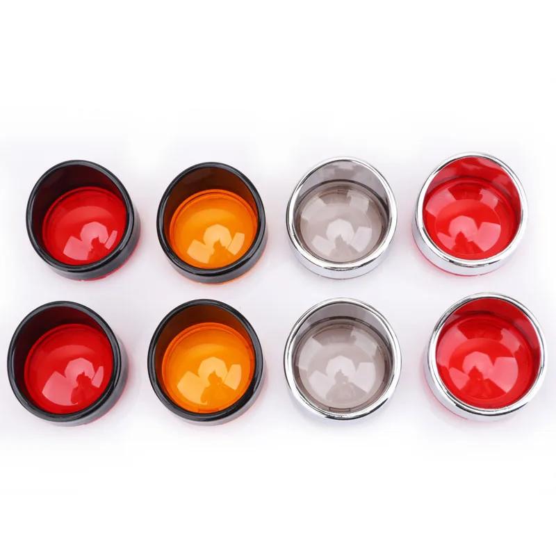 For Harley Touring Sportster Softail Dyna V-Rod Motorcycle ABS Turn Signal Light Blinker Bezels Indicator Lens Trim Lens Cover