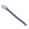 10pcs 10mm LED Strip Connectors Transparent Wire to Strip Connectors  Office Decoration