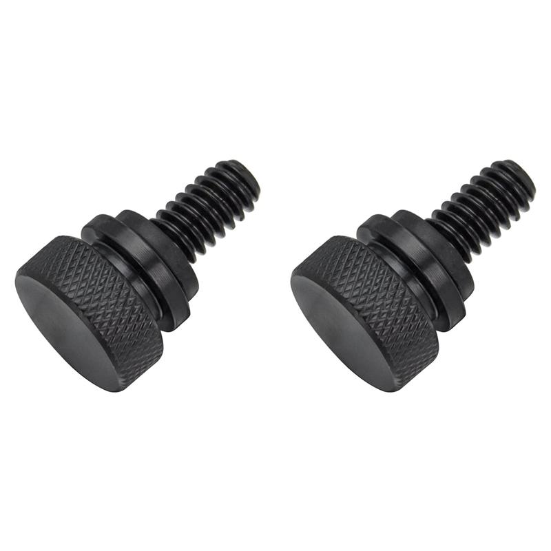 A16P-2X Seat Bolt Screws Quick Mount 1/4Inch-20 Compatible For Touring Sportster Softail 1996-