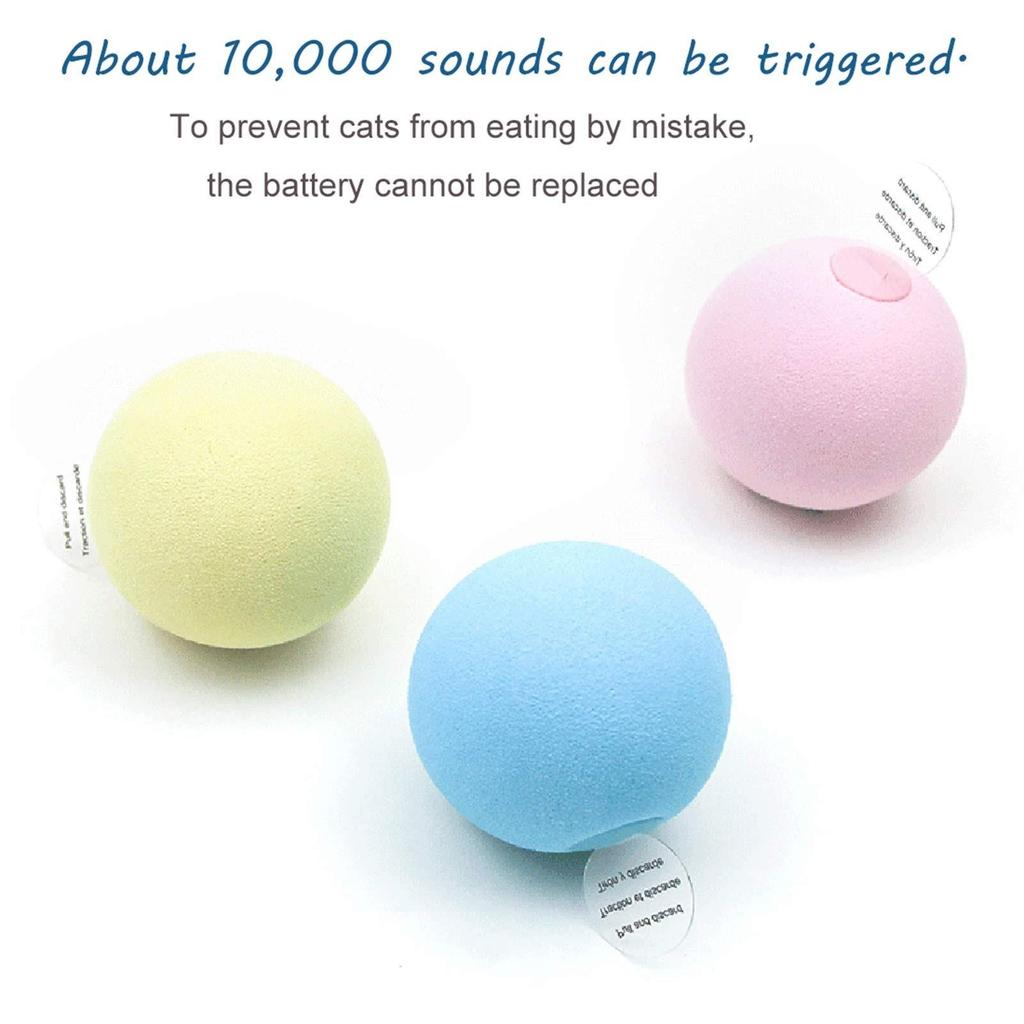 1PC Call Cat Spielzeug Ball Interaktiver Ball Gravitationsball Heimtierbedarf Katzenspielzeug Ball Mit Sound Attract Cat