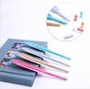 3 Pcs/lot Creative 0.5mm Gel Pen Feather Shaped Pen School Office Supplies Kawaii Pen
