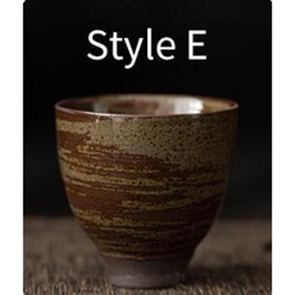 80ml Ceramic Tea Cup Japanese Style Ancient Style Kung Fu Tea Set