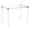 Acrylic Display Risers With 4 Legs Acrylic Stand Clear Shelf Riser Display Stand for Decoration and Organizer