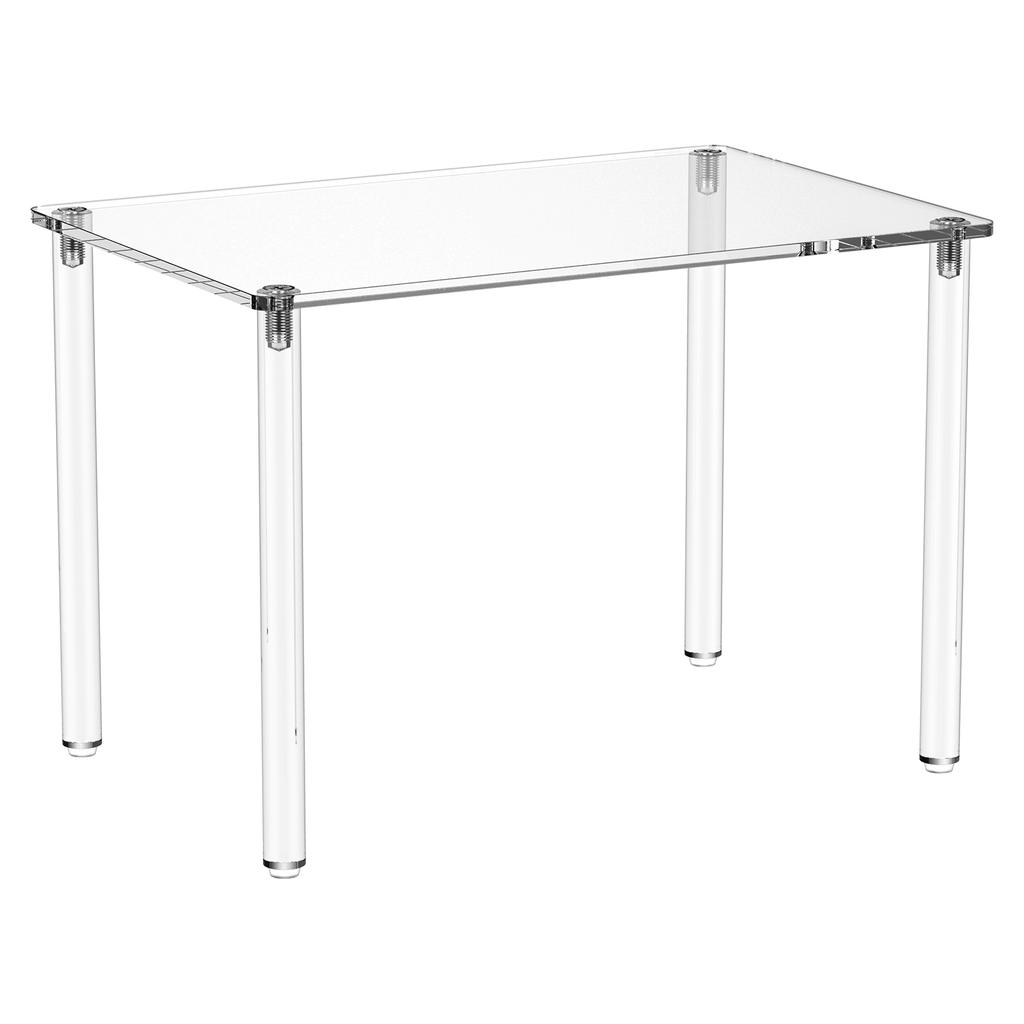 Acrylic Display Risers With 4 Legs Acrylic Stand Clear Shelf Riser Display Stand for Decoration and Organizer