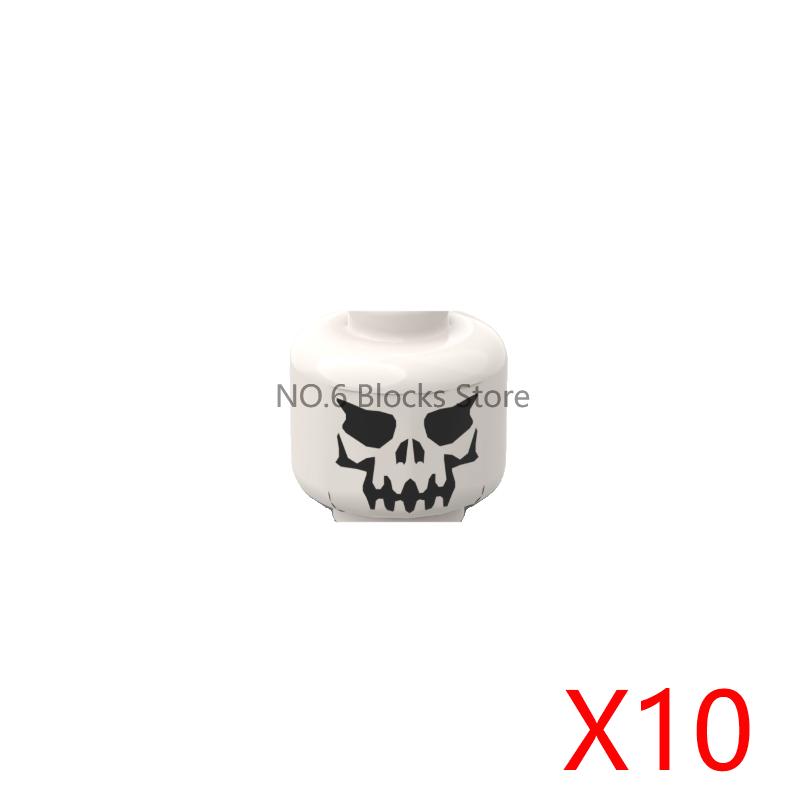 City Building Blocks Body Character Clothing Head Face DIY Parts Hair Expression Accessories Figure Headwear Helmet Bricks Toys