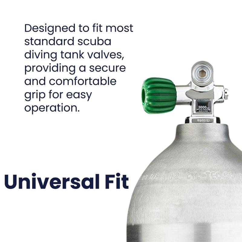 Scuba Tauchflaschen Ventile Knöpfe Verschleißfest Tauchflaschen Ventile Abdeckung Druckminderer Ventile Schalter Handrad Einfach zu bedienen