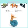 Hoge Kwaliteit PVC Zee Dieren Beeldjes Rog Groene Schildpad Clownvis Nautilus En Rog Perfect Voor Huisdecoratie