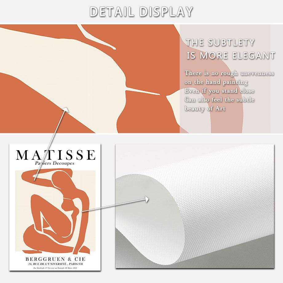 Abstrakte Matisse Figur Blume Markt Rosa Wand Kunst Leinwand Malerei Nordic Poster Und Drucke Bilder Für Wohnzimmer Dekor