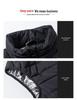 Men's Four-Zone Graphene Heated Vest with Stand-up Collar and USB Smart Temperature Control