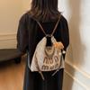 Large-capacity tote bag, simple commuter plaid commuter bag, women's 2025 autumn and winter new fashion shoulder armpit bag