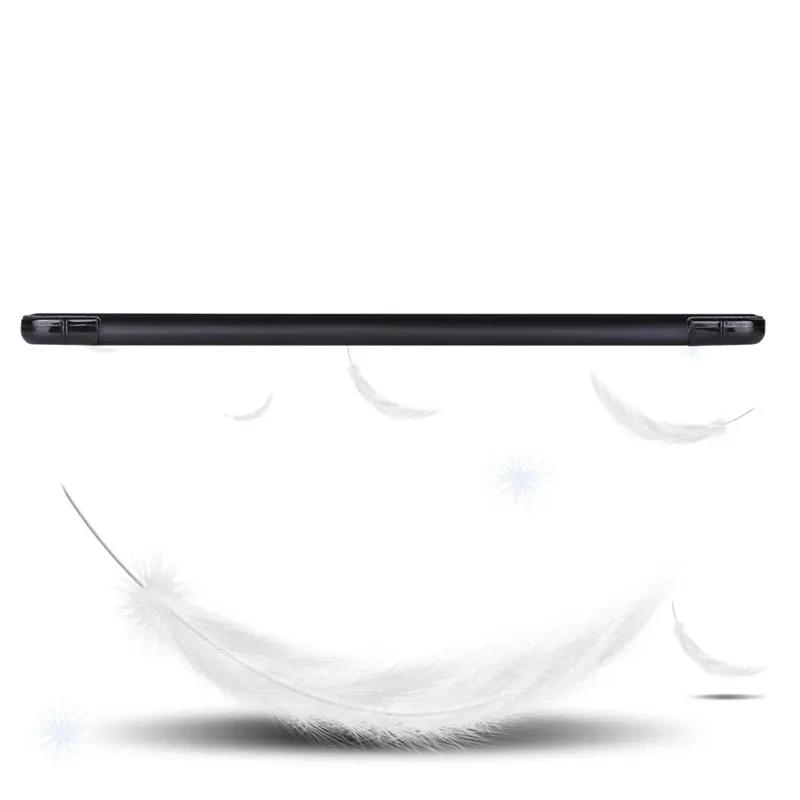 Tablet Funda For Xiaomi Mipad 5 Pro 12.4 Case Tri Fold Soft Back Shell For Mi Pad 5 Pro 12.4 Inch Cover 2022 Coque + Gift